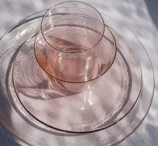 Old Rose Handmade Small Plate