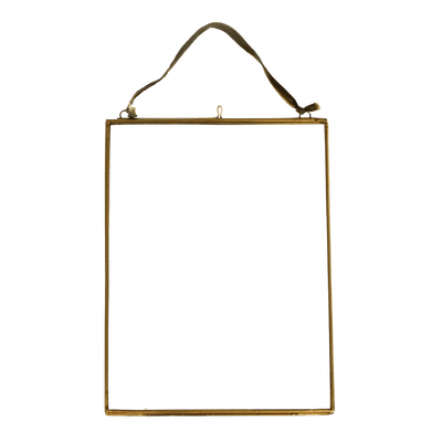 Hanging Brass Frame - 15x20cm
