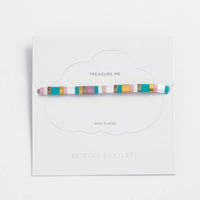 Pastel Tila Beads Slider Bracelet