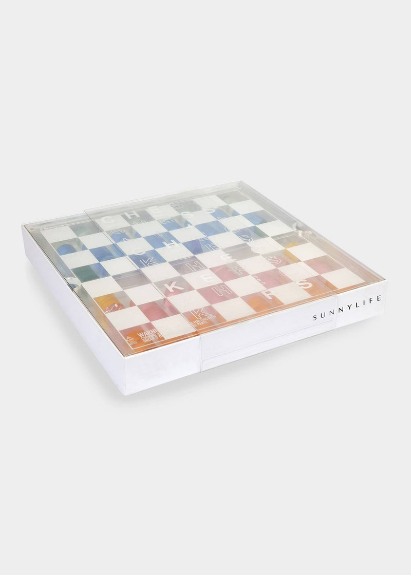 Sunny Life - Lucite Chess and Checkers