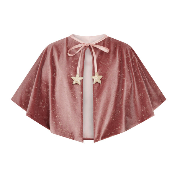 Mimi & Lula - Blush Velvet Cape - Pink