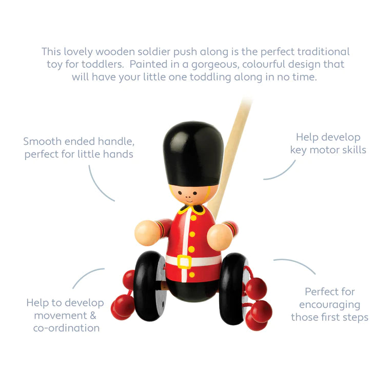 Orange Tree Toys - Boxed Push Along - London Soldier