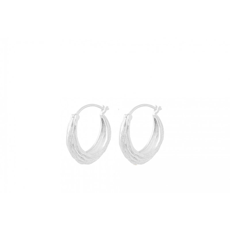 Coastline Earrings - Silver