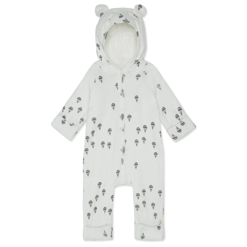 Konges Sløjd - Newborn Onesie w Hood - Parachute