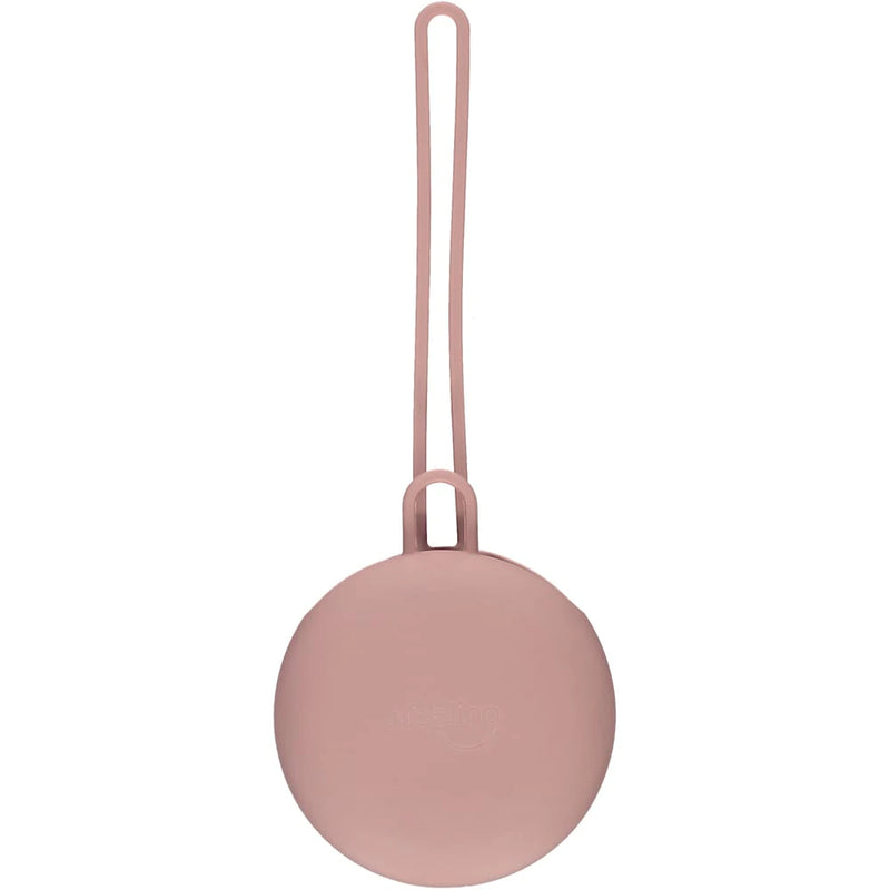 Nibbling - Silicone Soother Case: Blush Pink