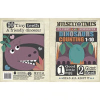 Crinkly Cloth Newspaper - Dinosaur Counting