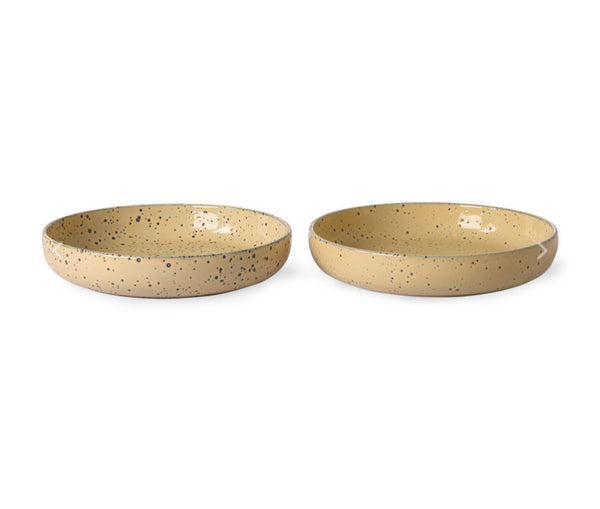 Gradient Ceramics Deep Plate Peach SET OF 2