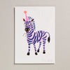 Petra Boase - Risograph Print - Zebra