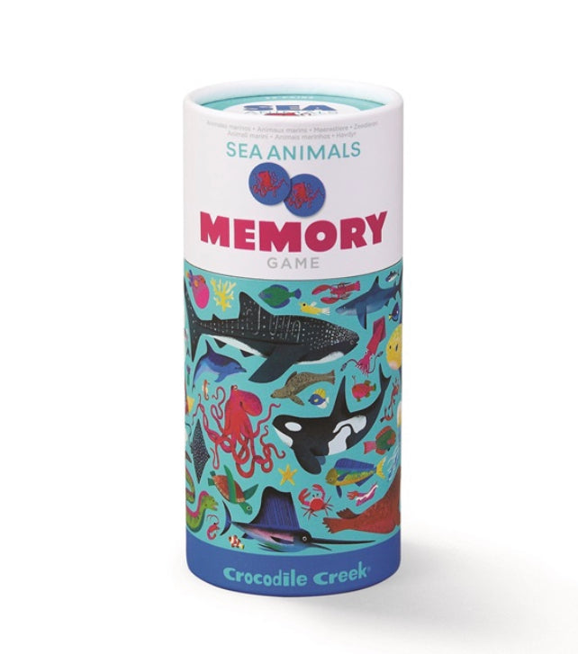 Crocodile Creek - 48 pc Animal Memory Game - Sea Animals