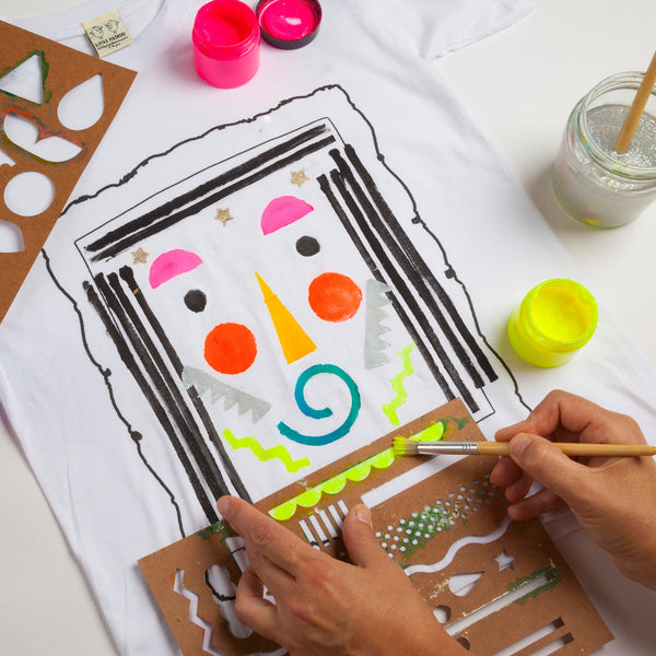 Little Mashers - Portrait Creator Kit - Design Your Own T-Shirt - 5-6 Years