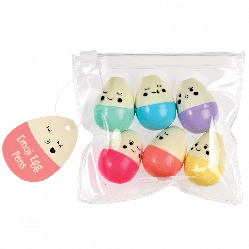 Emoji Egg Pens (pack of 6)