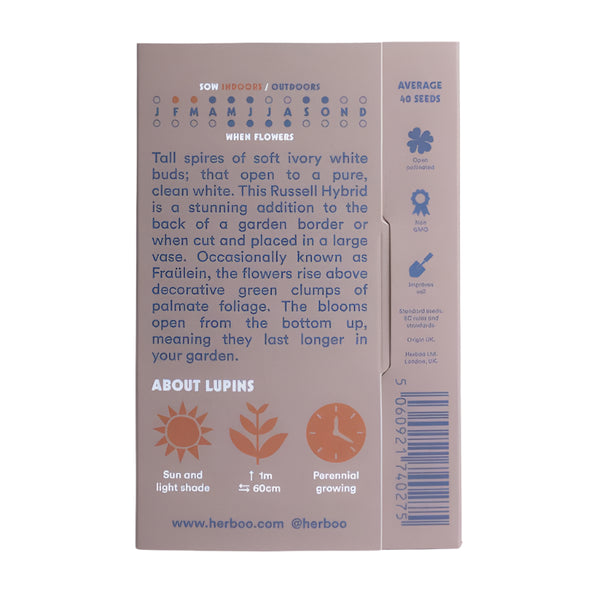 Lupin ‘Noble Maiden’ Seeds