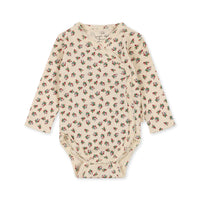 Konges Sløjd - Newborn Long Sleeved Body - Fleur Tricolore