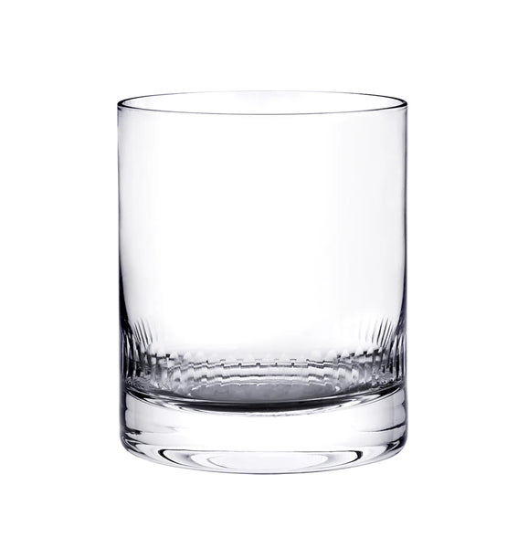 Whisky Glasses with Spears Design - Set of 2