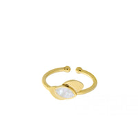 Flake Ring - Gold Plated