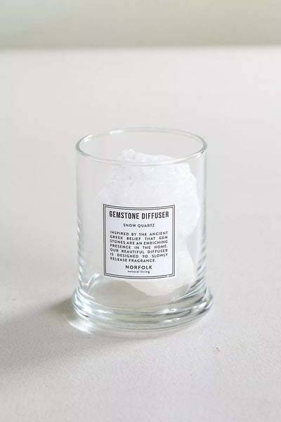 Snow Quartz Gemstone Diffuser