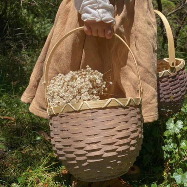 Blossom Basket - Light Grey