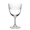 Wine Glasses - Ovals Design - Set of 6
