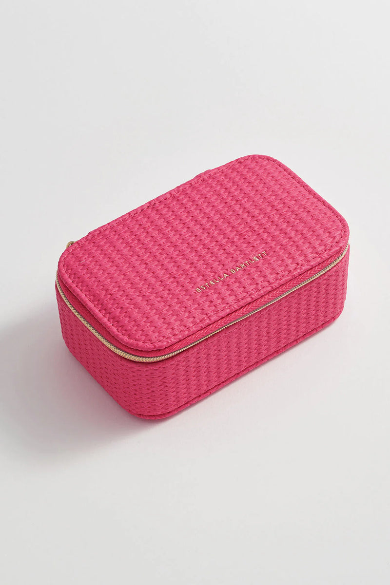 Mini Jewellery Box - Bright Pink