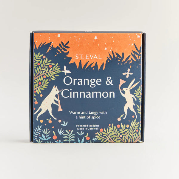 Orange & Cinnamon Scented Tea Lights