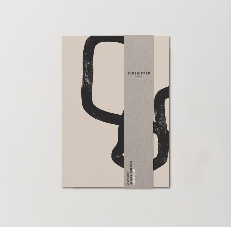 Kinshipped Abstract Notebooks (A5) - Squiggle