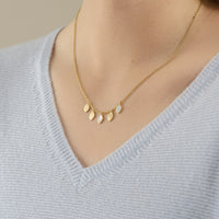 Flake Necklace - Gold Plated