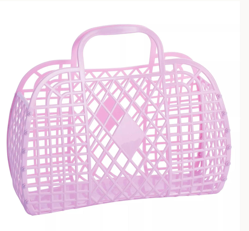 Retro Basket Jelly Bag - Lilac