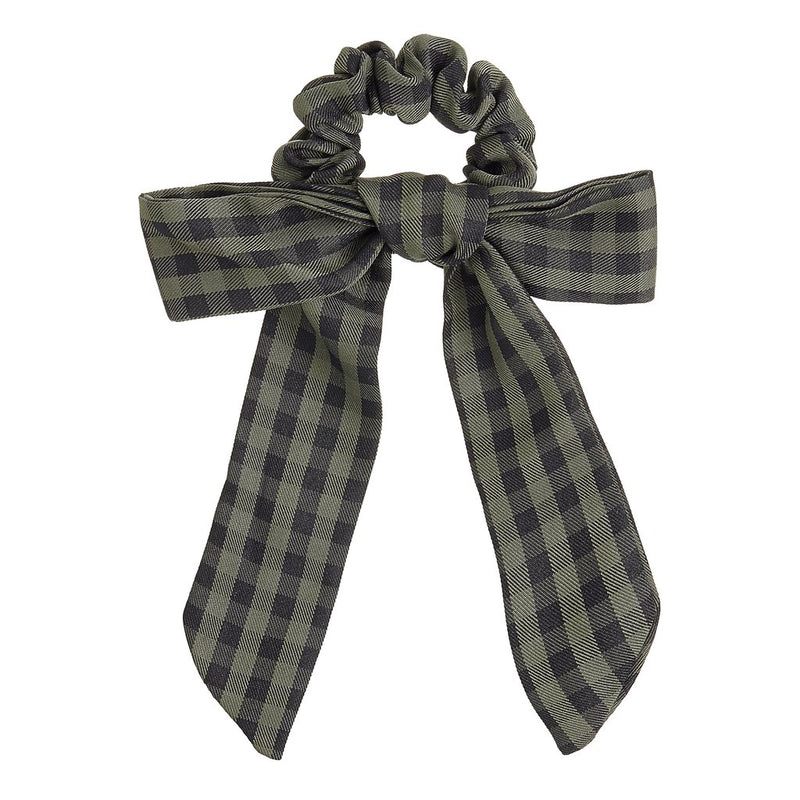 Mimi & Lula - Gingham Scrunchie Green