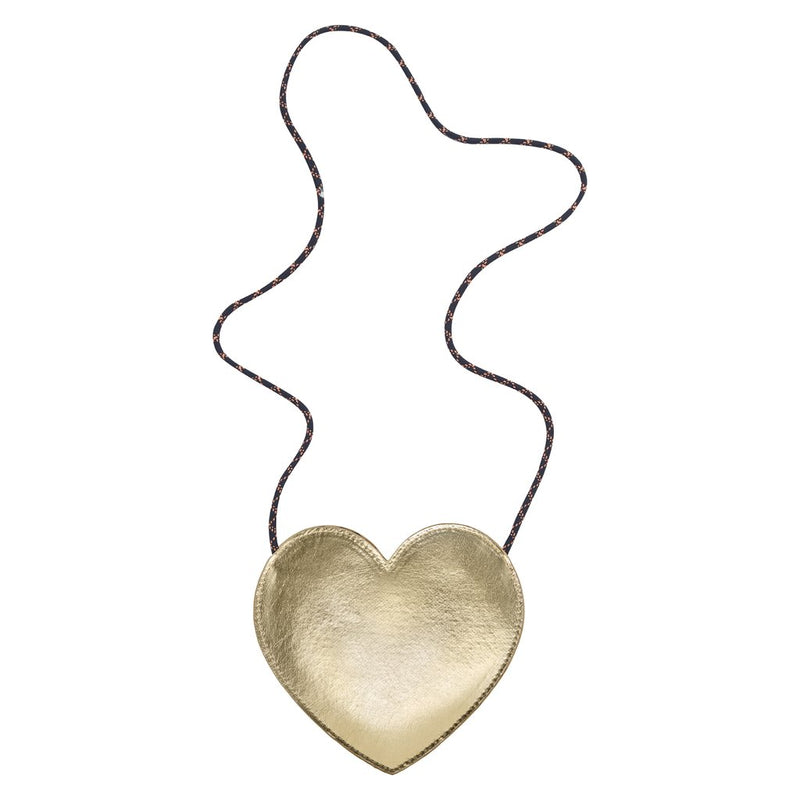 Mimi & Lula - GOLD HEART BAG - GOLD