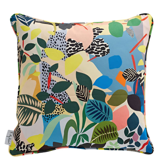Hockney Tropical Leaves Cushion
