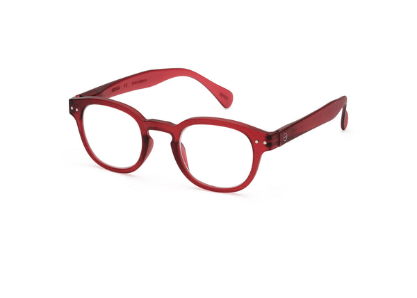 #C Reading Glasses - Rosy Red