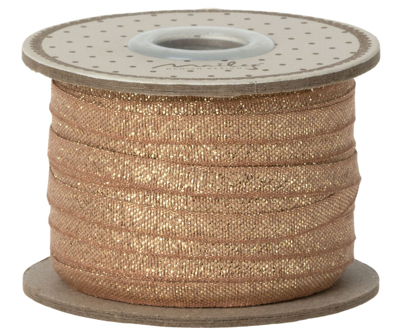 Ribbon, 20m - Vintage Rose/Gold