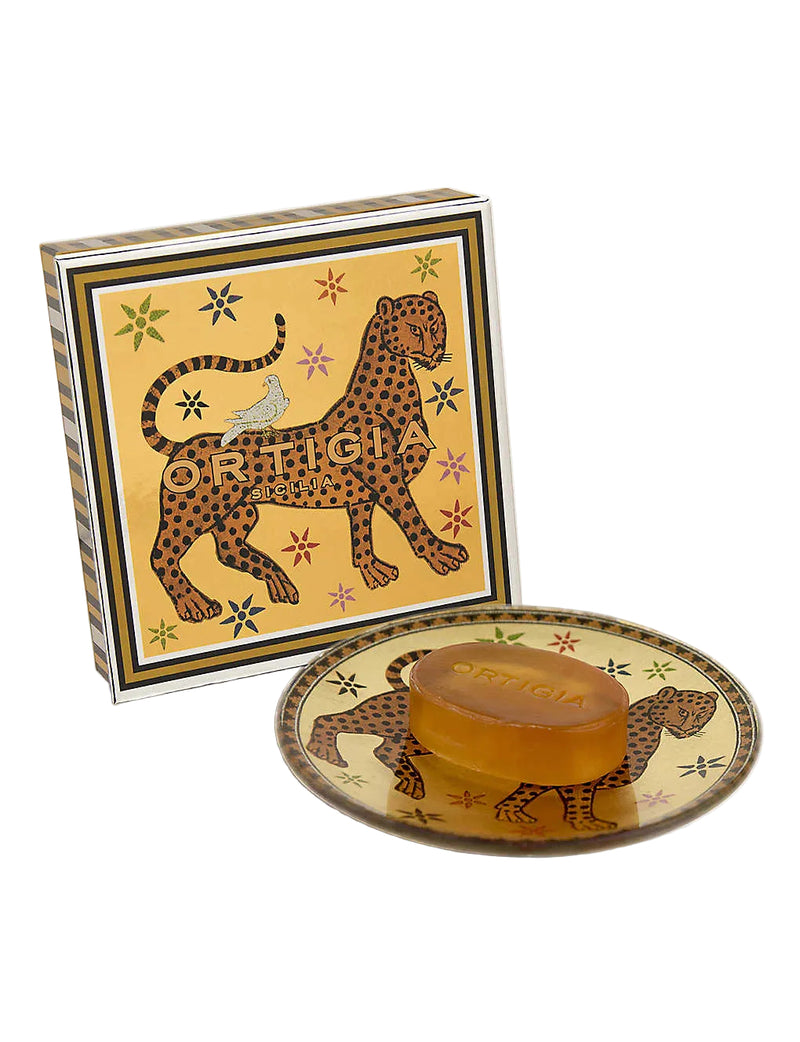 Ambra Nera Glass Plate & Soap