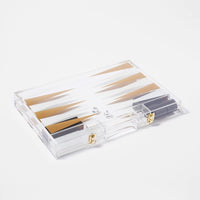 Lucite Backgammon Set - Large