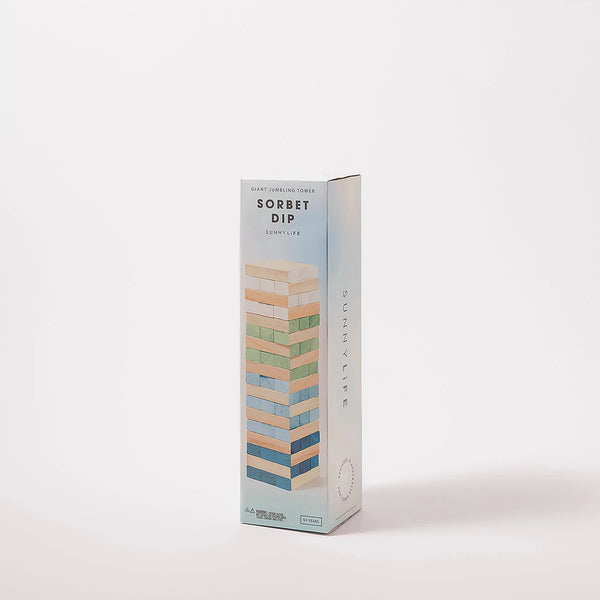 Sunny Life - Giant Jumbling Tower - Sorbet Dip