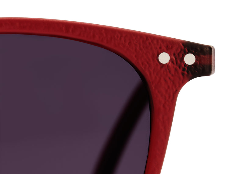 #E Sunglasses - Rosy Red
