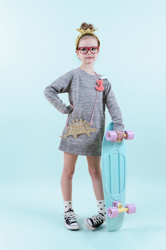 Mimi & Lula - STEGASAURUS BAG-GOLD