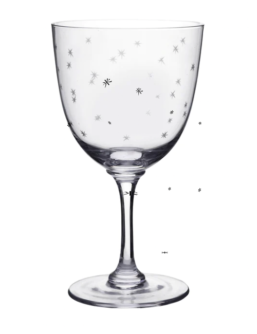 Wine Glasses - Set of 2 - Stars