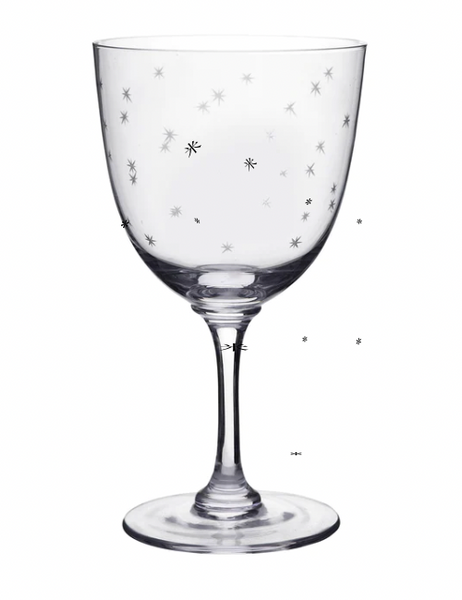Wine Glasses - Set of 6 - Stars