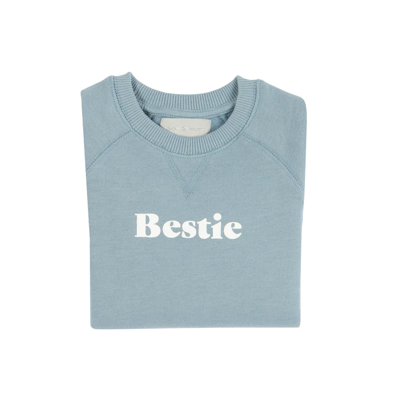 Sky Blue 'Bestie' Sweatshirt