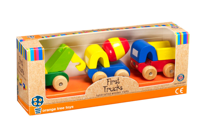 Orange Tree Toys - First WoodenTrucks - Set of 3