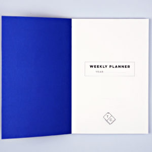 Inky Weekly Planner Book