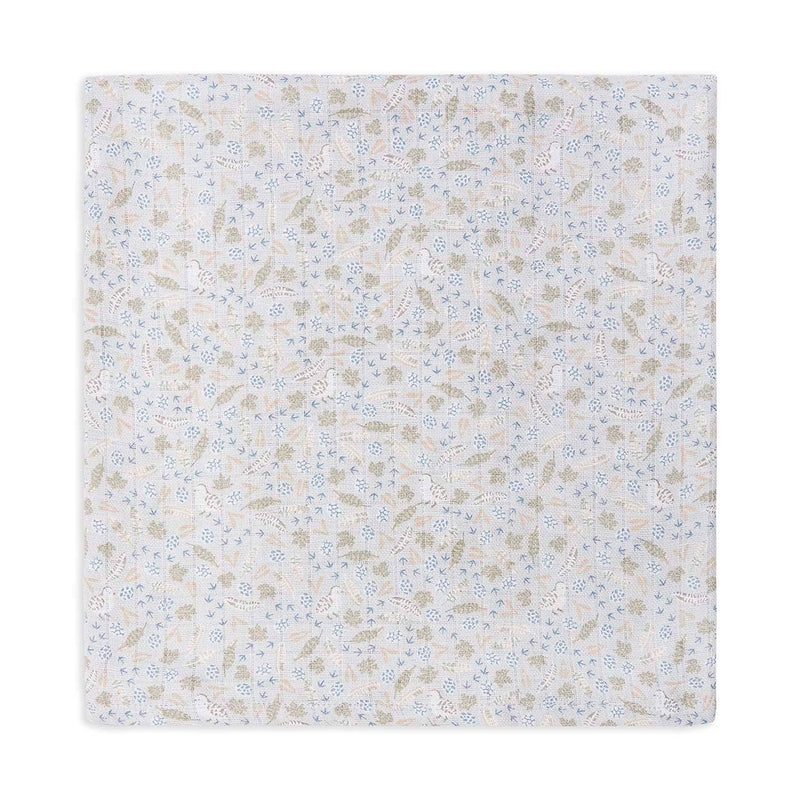 Organic Cotton Muslin Swaddle - Nature Trail