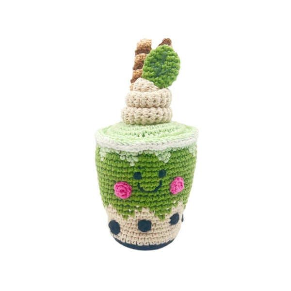 Friendly Green Tea Matcha Latte Rattle