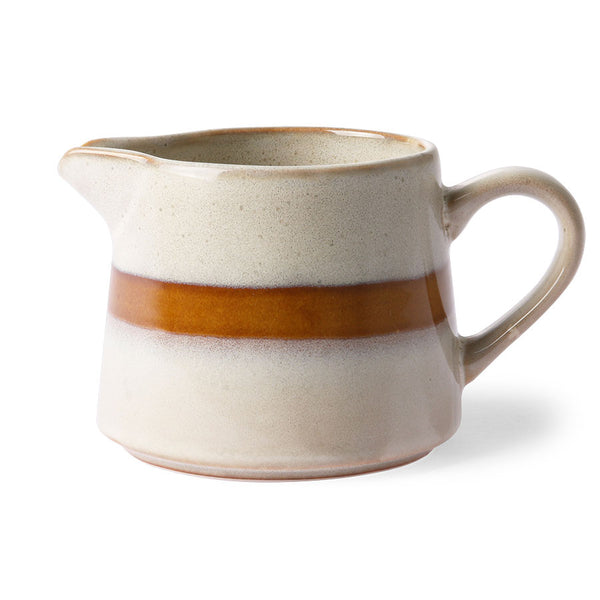 Ceramic 70s creamer Snow