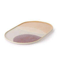 Gallery Ceramics Oval dinner Plate Pink/lilac