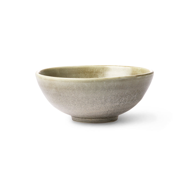 Rustic Bowl - Green/Grey