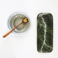Green marble tray