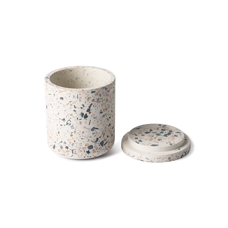 Terrazzo storage jar S