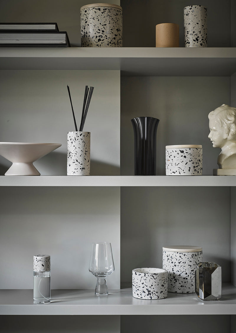 Terrazzo storage jar S